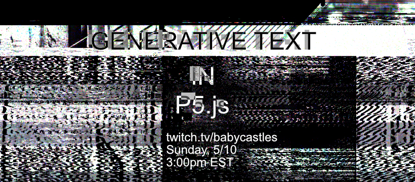 Generative Text in p5.js