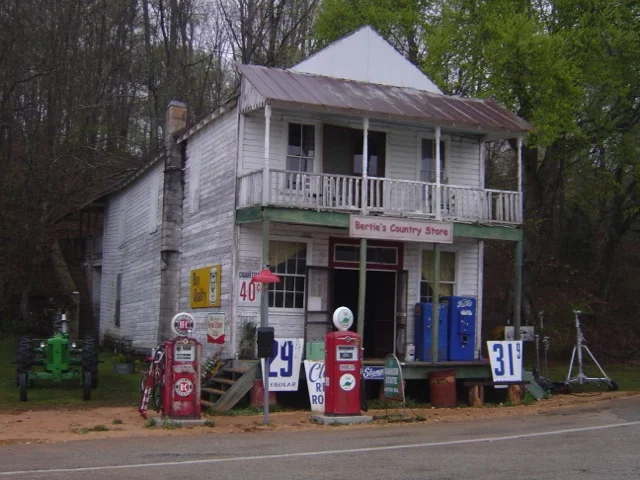 When I Find the Ocean - feature film // This abandoned store was restored then aged and dressed to resemble a 1960's country store/gas station.