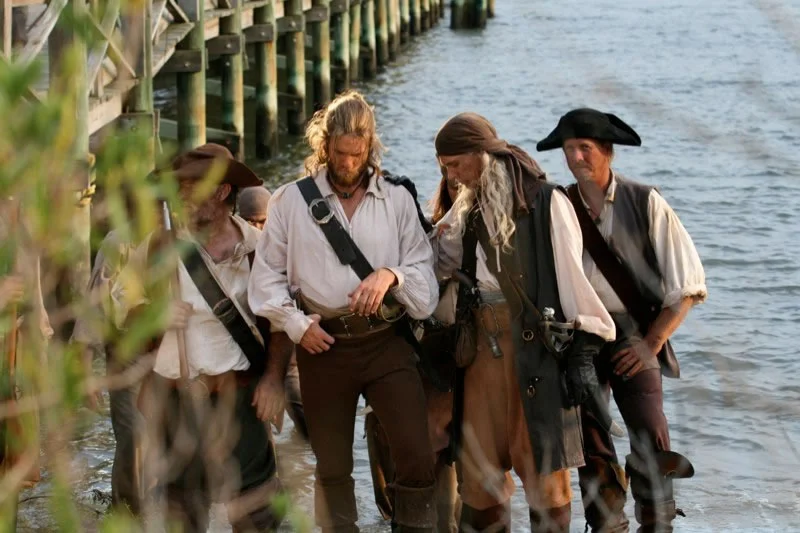 Privateer - short film // Using reinactors to portray Jean Lafittes privateers helped make this low budget short film realistic and authentic.