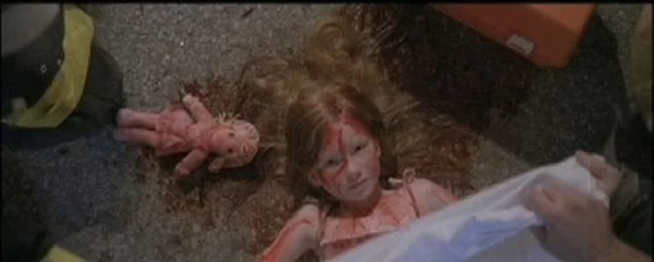 Ghost Image - feature film // Blood. Lot's more of the red liquid created a realistic, tragic death scene