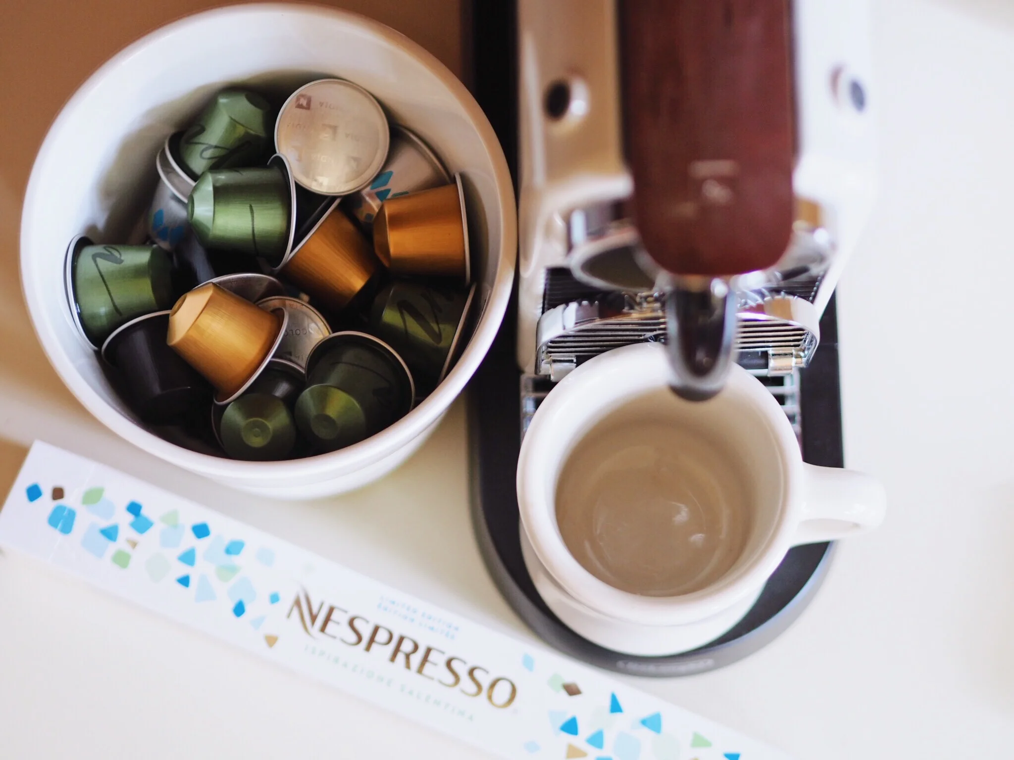 MY AT-HOME COFFEE SETUP W/ NESPRESSO