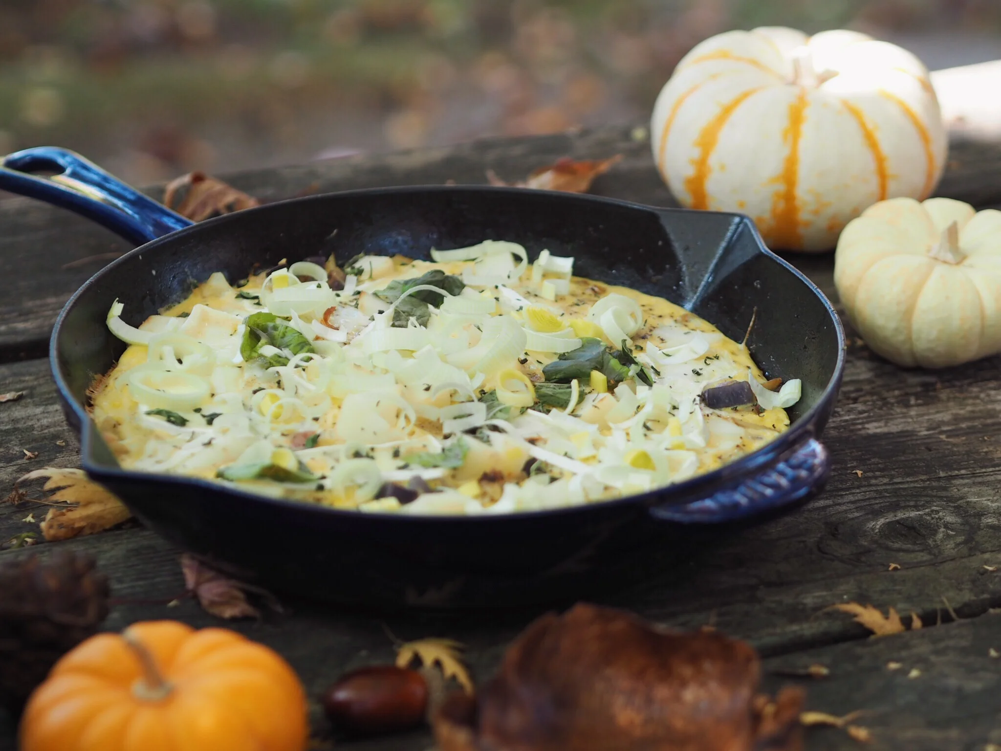 pear, brie, frittata, fall foods