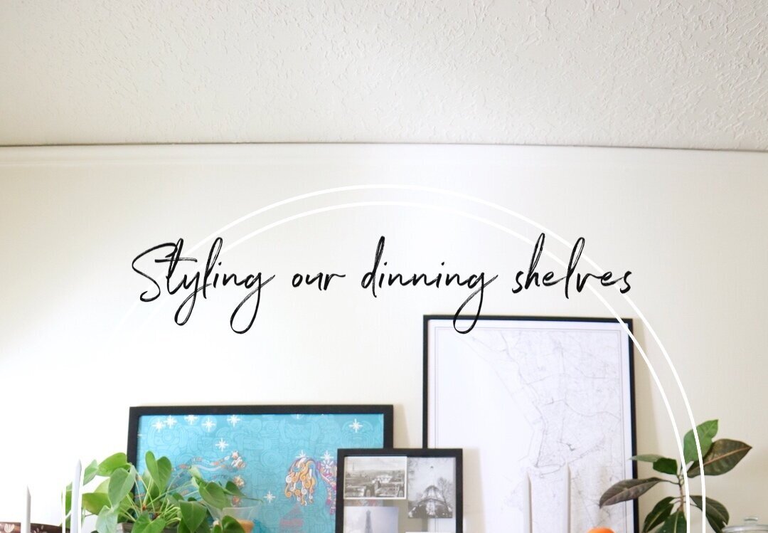 Styling Our Dining Room Cabinets — the Nouvelle nous