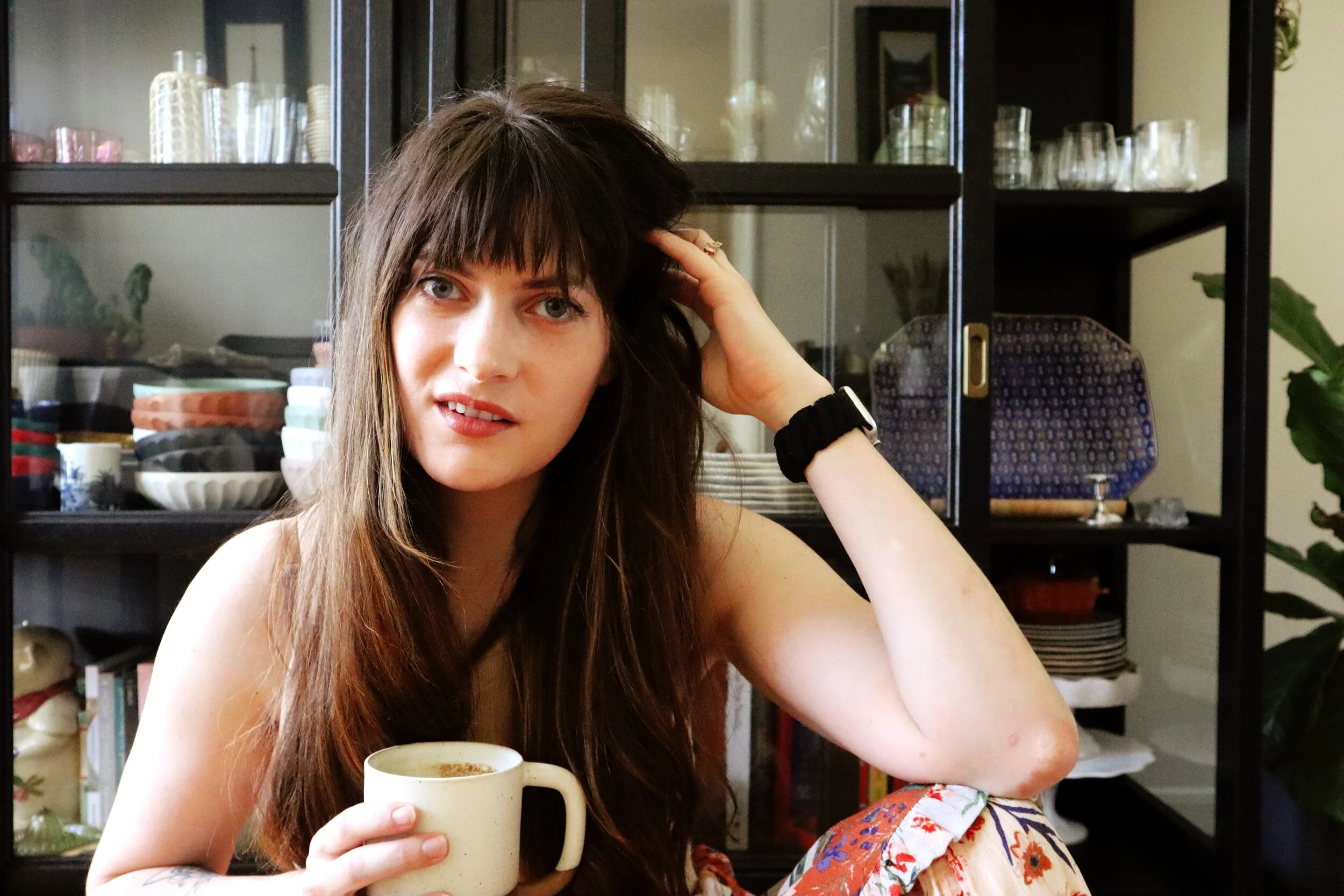 Styling Our Dining Room Cabinets