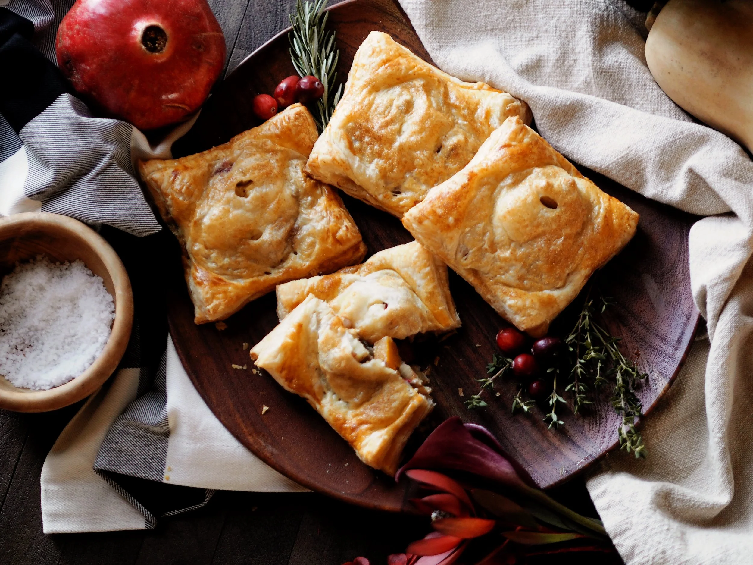 Fall Veg & Goat Cheese Hand Pie