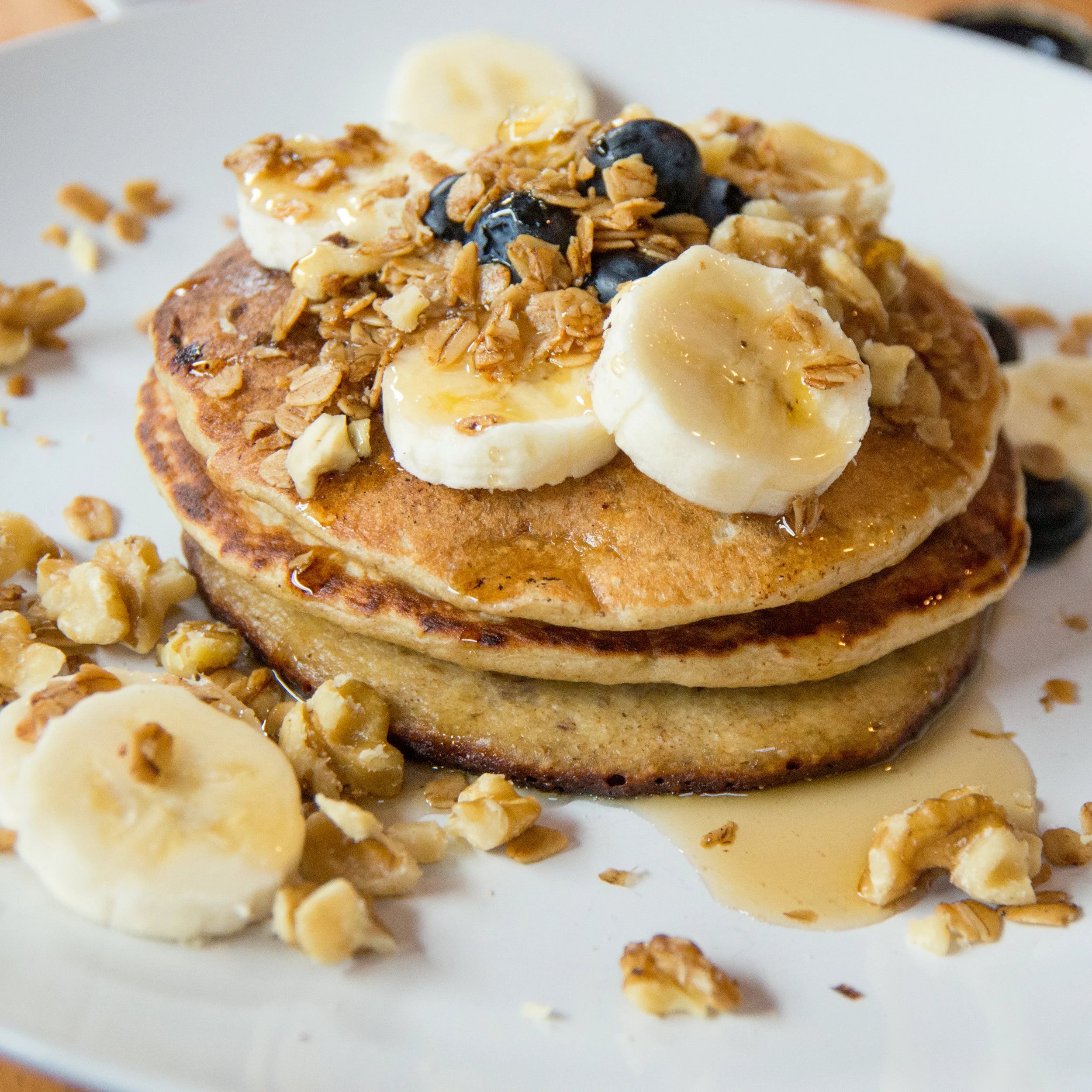 Banana Oat Pancakes