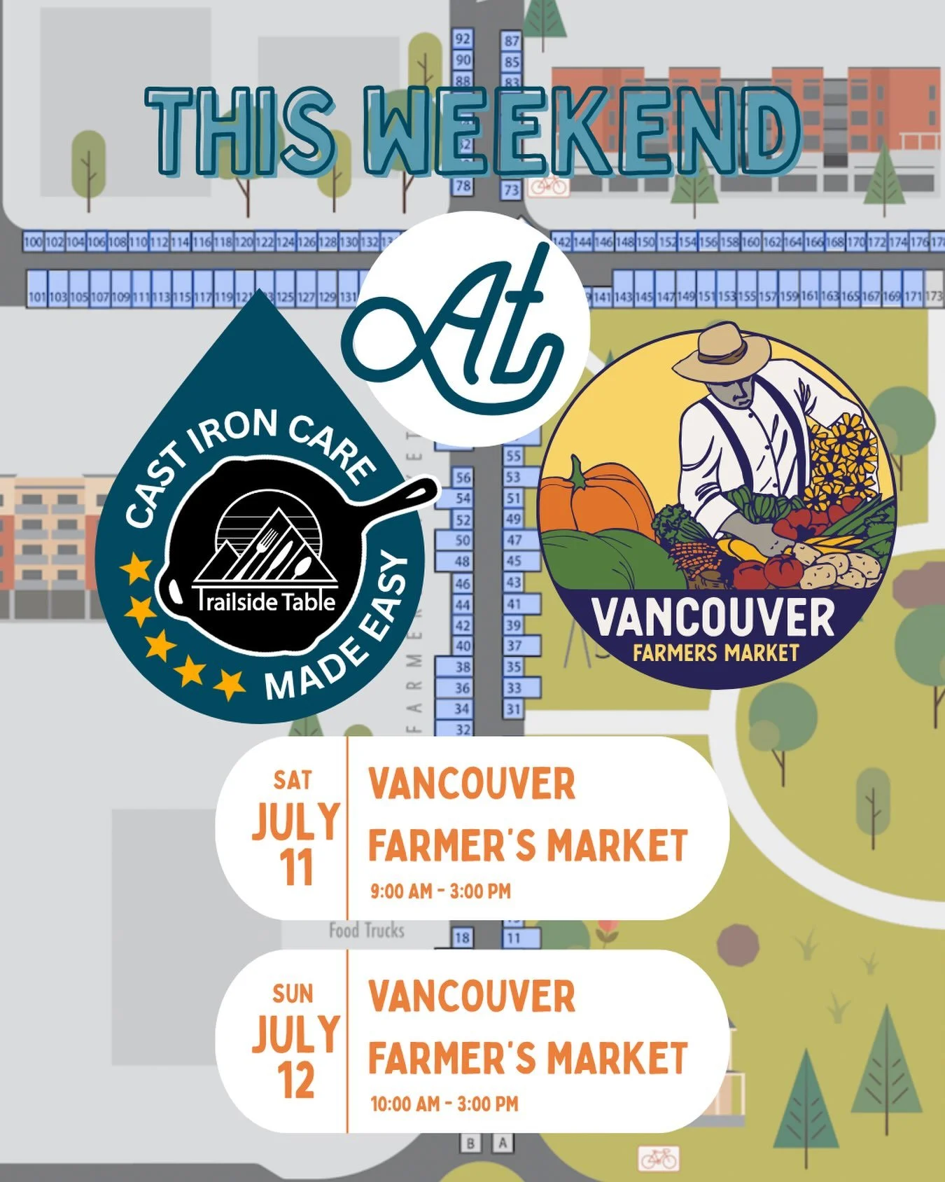 I&rsquo;ve been a little quiet around here because I&rsquo;ve been out putting my cast iron cooking (and cleaning!) skills to the test in the real world. 🏕️🍳

Now I&rsquo;m back, restocked, and ready for another weekend at the Vancouver Farmers Mar