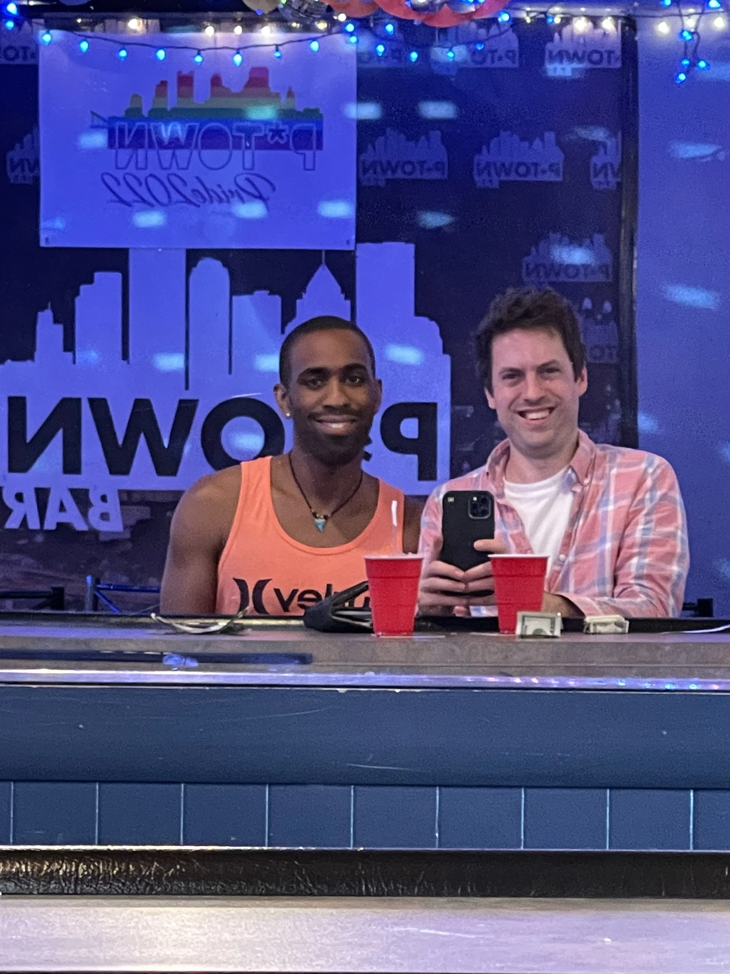 Lance (left) and Brian (right) 