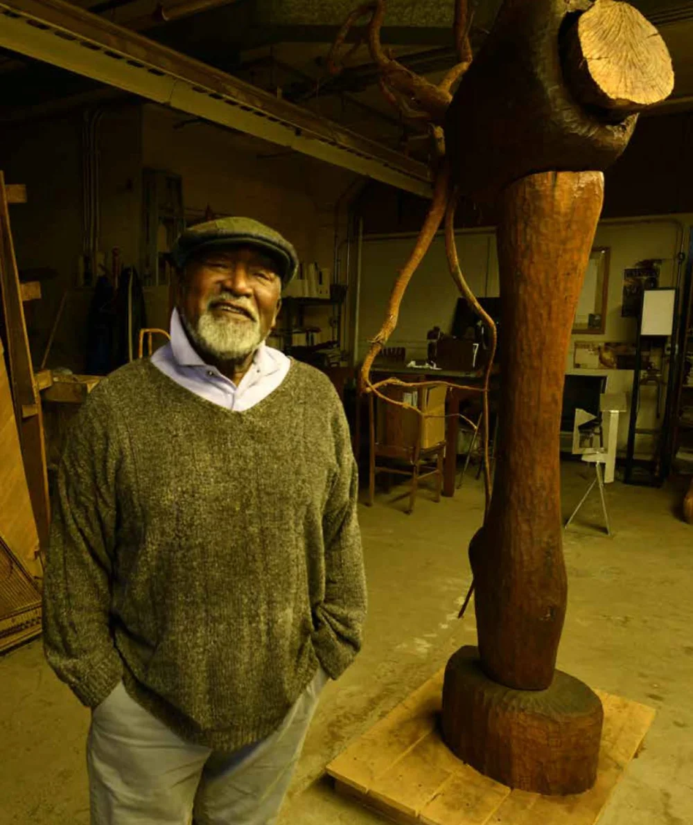 Thad Mosely in His Studio