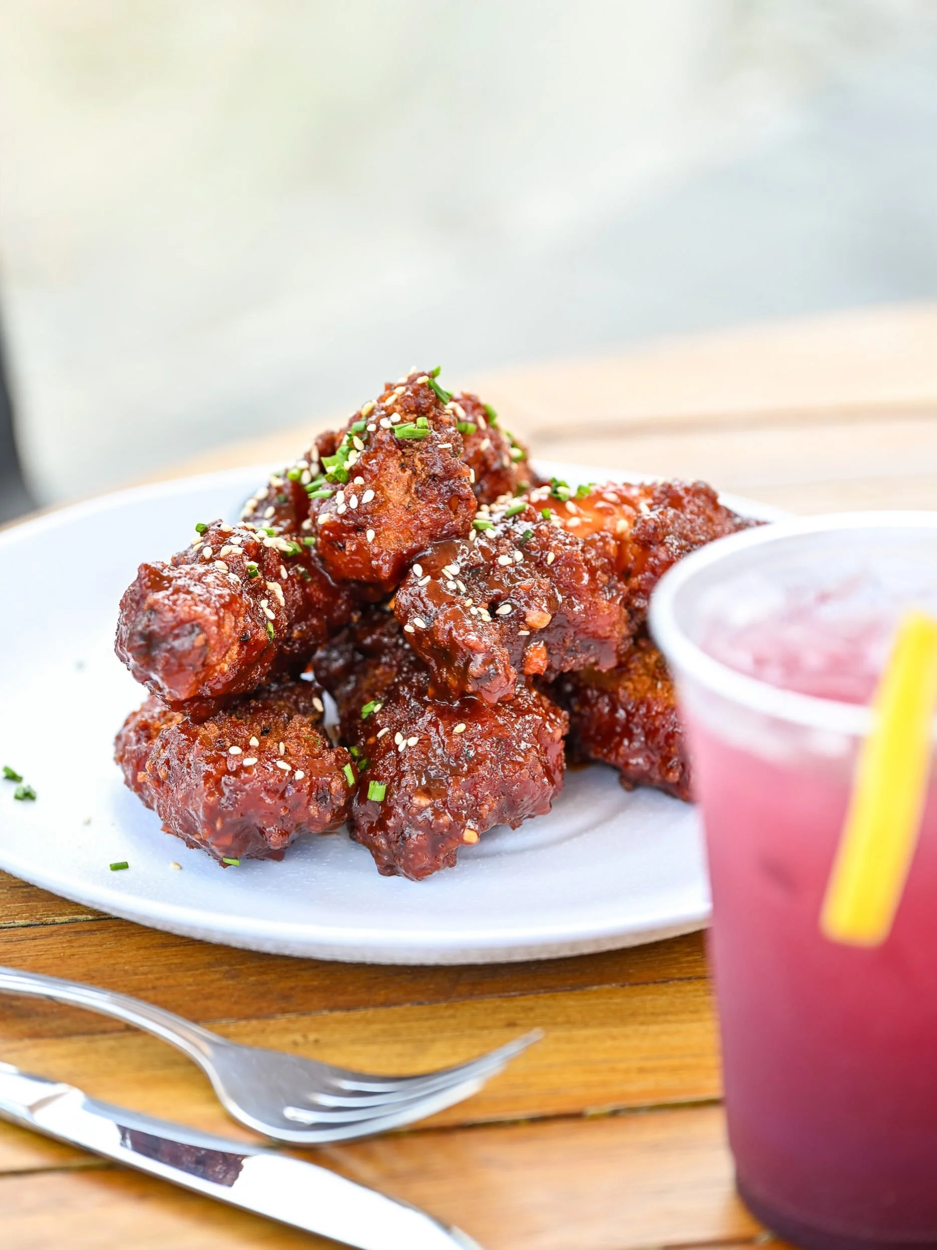 A fan favorite for a reason 🙌 Featuring our Mongolian Chicken Tenders served with coconut dipping sauce 🍽️

📸: @zoestonerphotography_