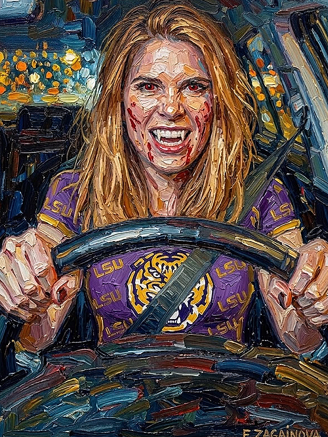Speeding off to a night out with the girls to smear campaign you.