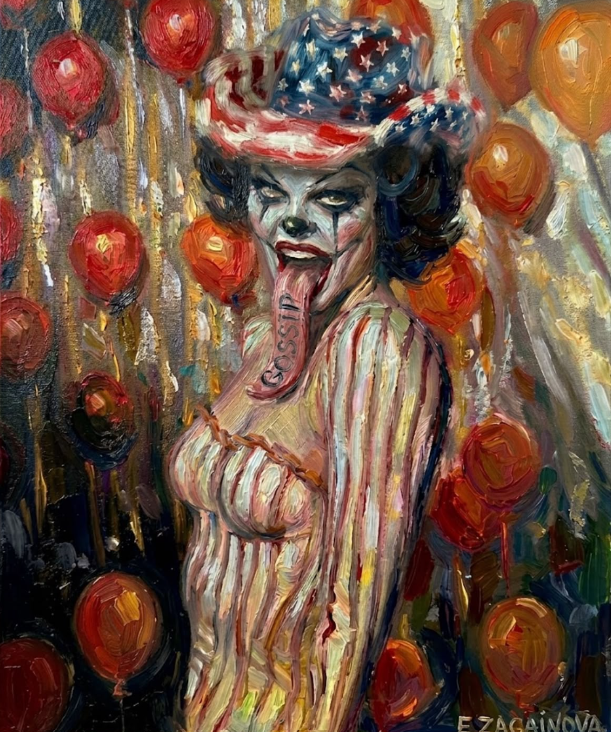She loves having your name in her mouth because she has an entity attachment. 