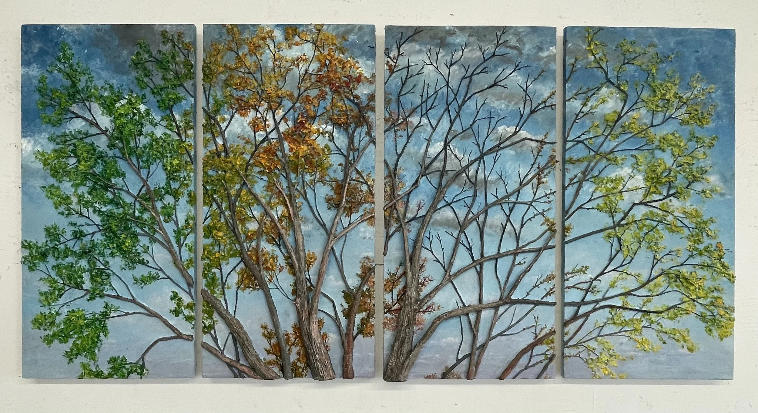 The Four Seasons, 63” wide, 31”high