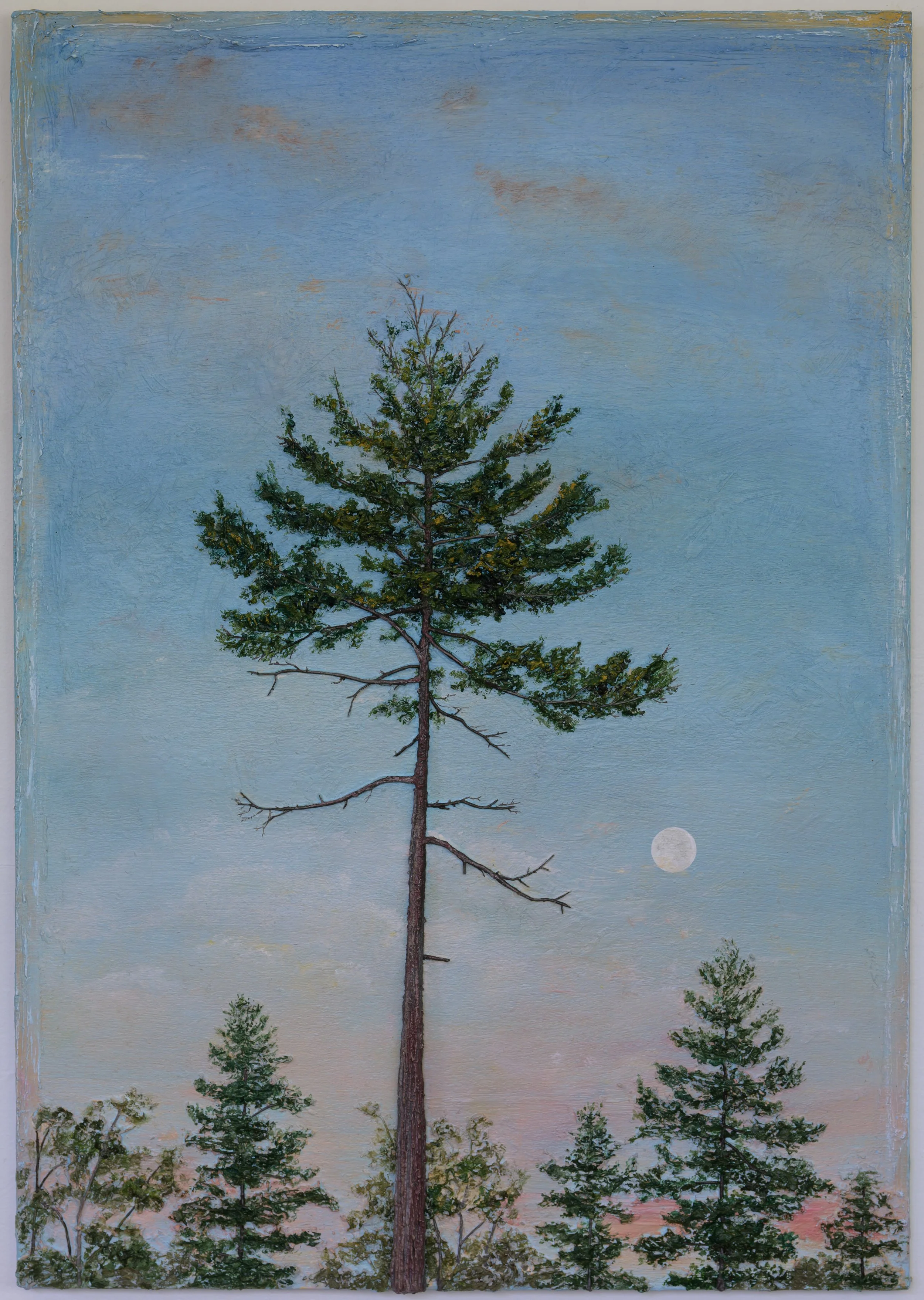 Tall Before the Moon ll.    22” wide x 39” high