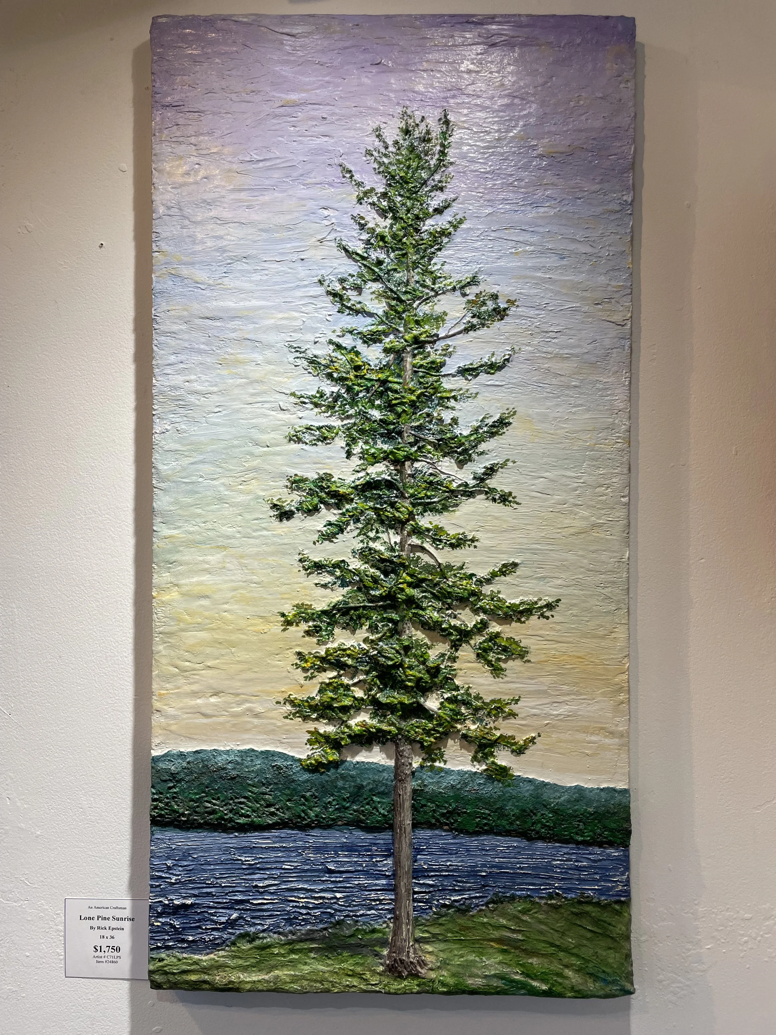 Solitude.       13” wide x 28” high