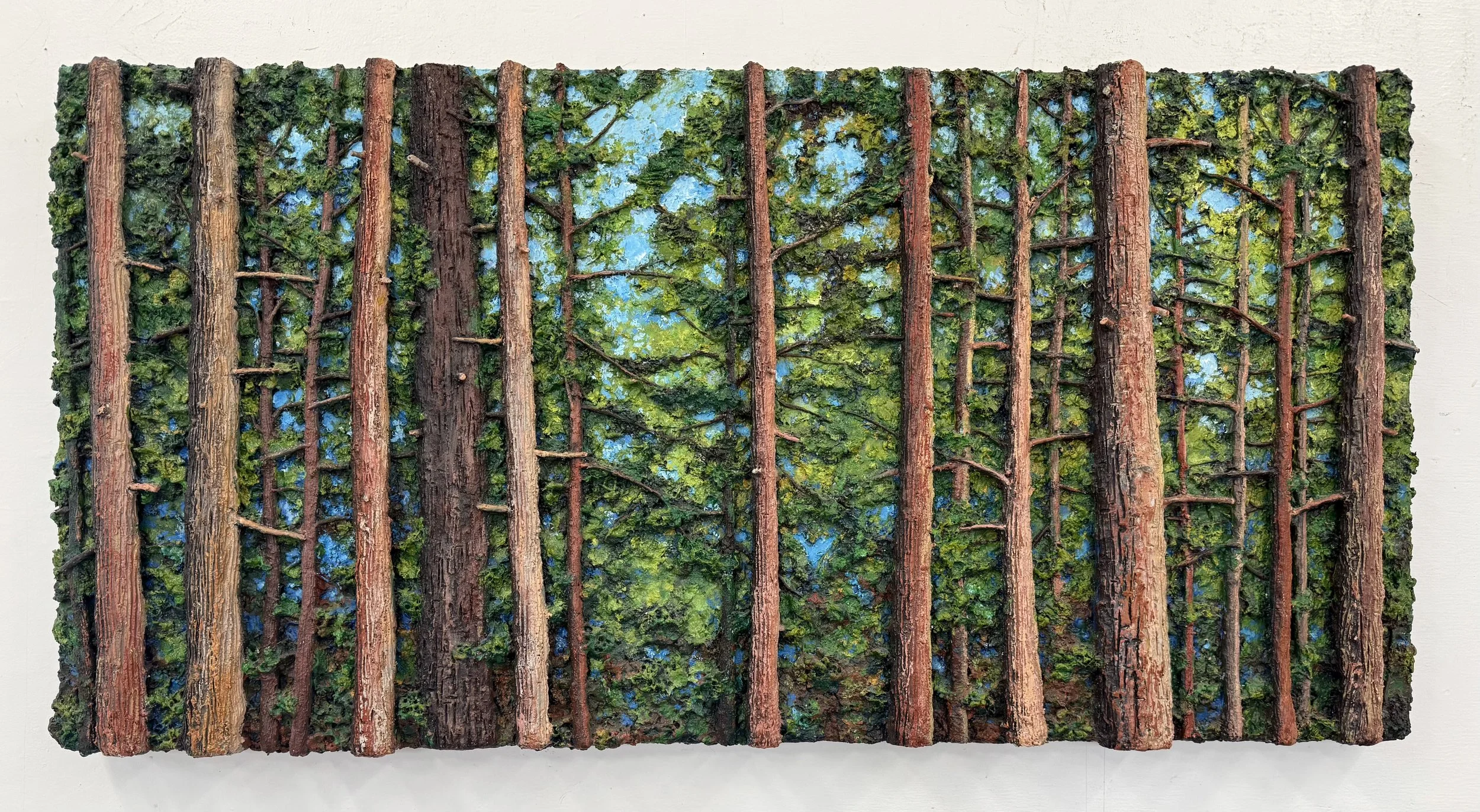 Forest Quiet,    48” wide, 24” high