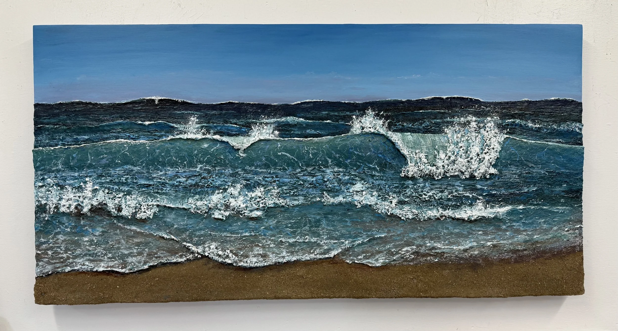 Rolling Waves.  60” wide, 30” high