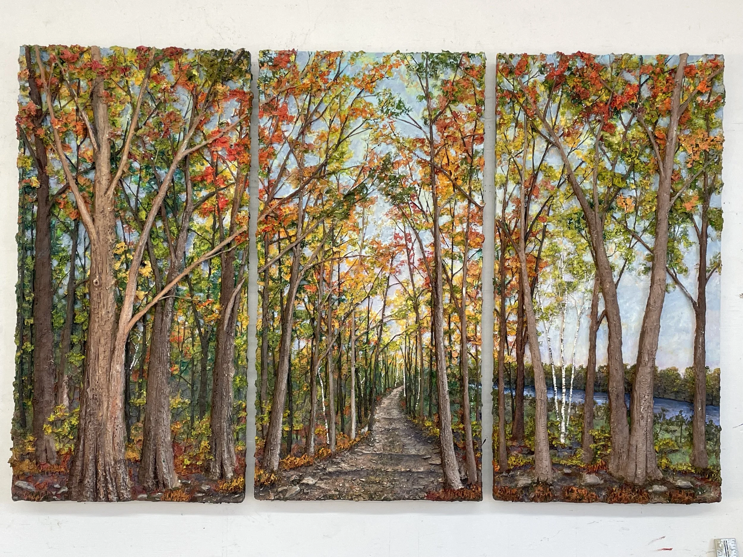 Follow the Water l.         62” wide, 42” high