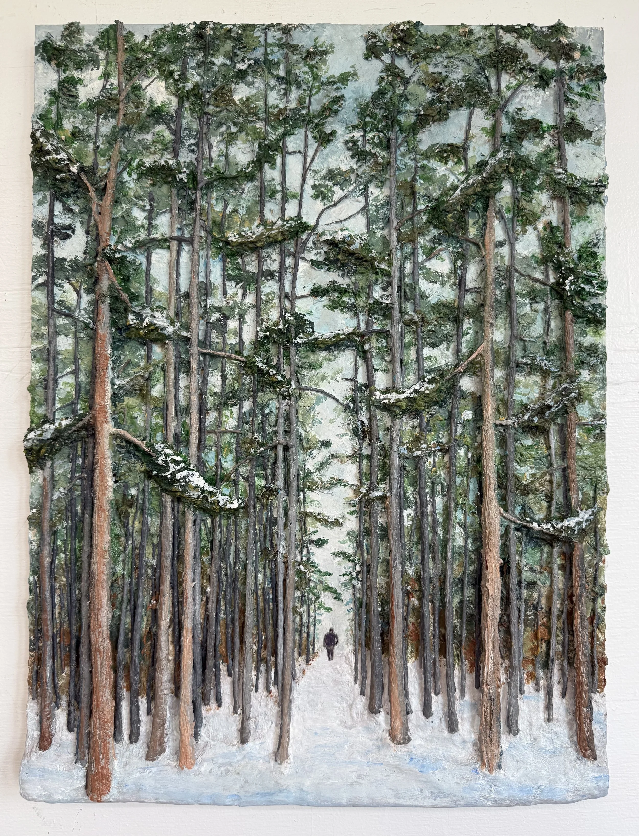 Winter Walk 18”w,24”