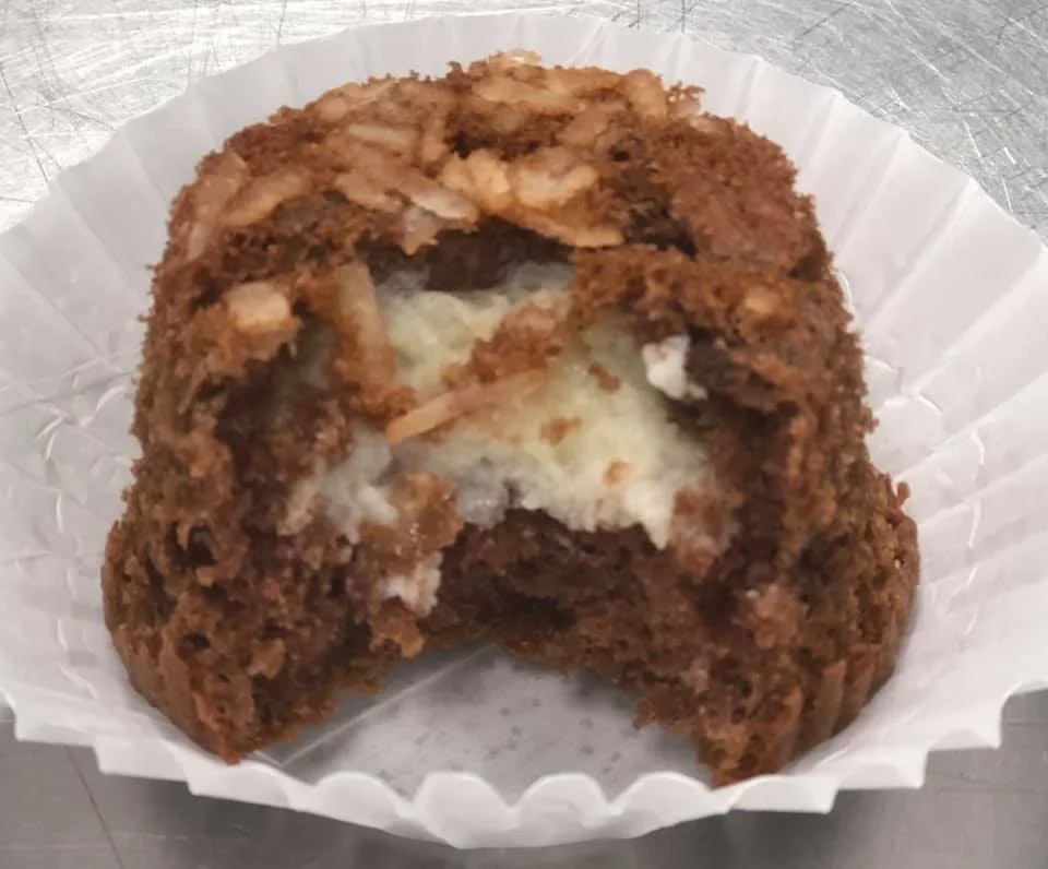 german chocolate upside down cupcake.jpg