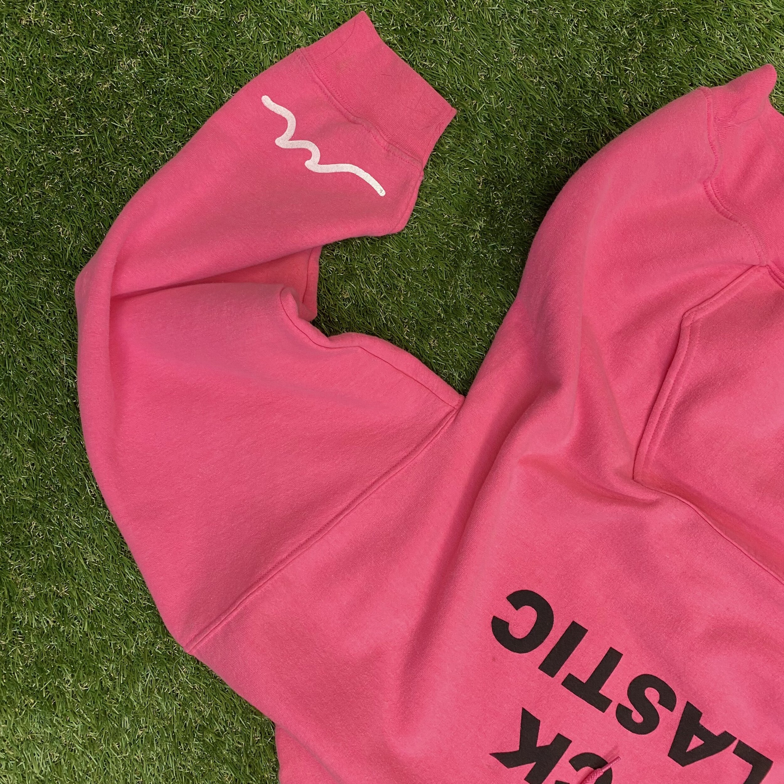 Pink F Plastic- (X LARGE)