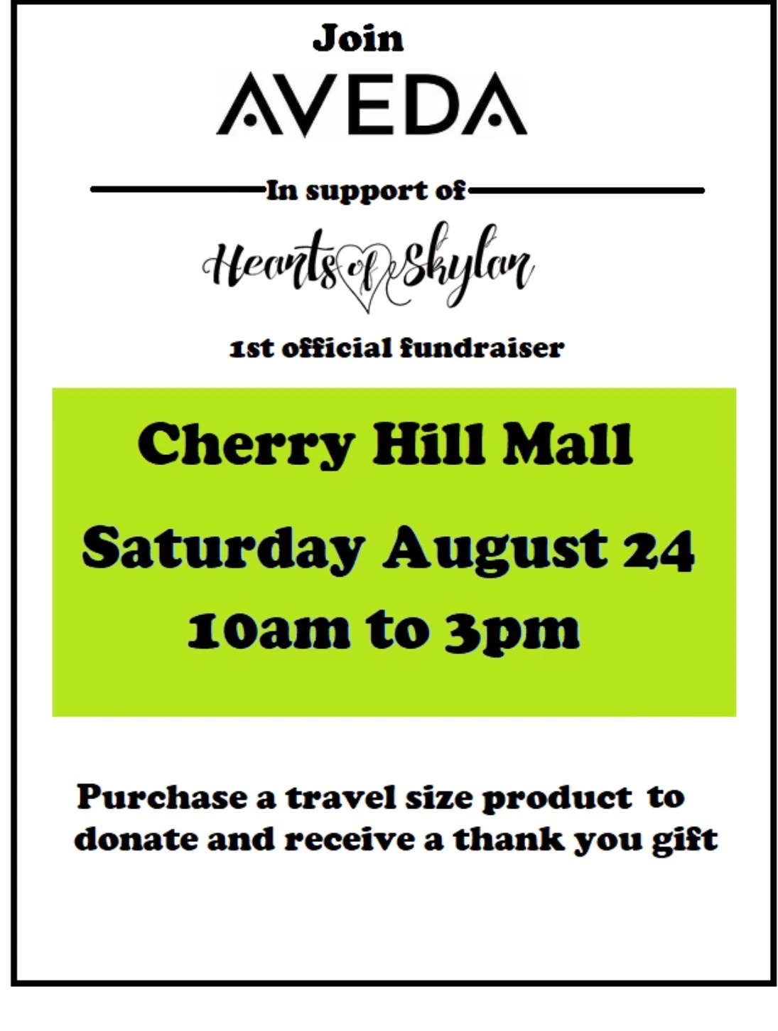 AVEDA @ the Cherry Hill Mall