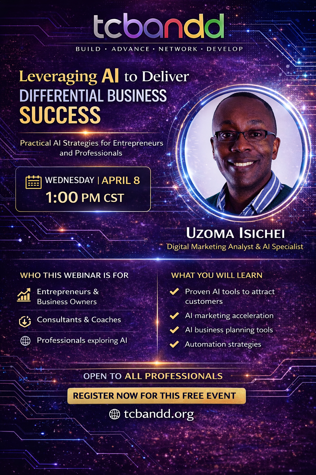 “Leveraging AI to Deliver Differential Business Success. with Uzoma Isichei
