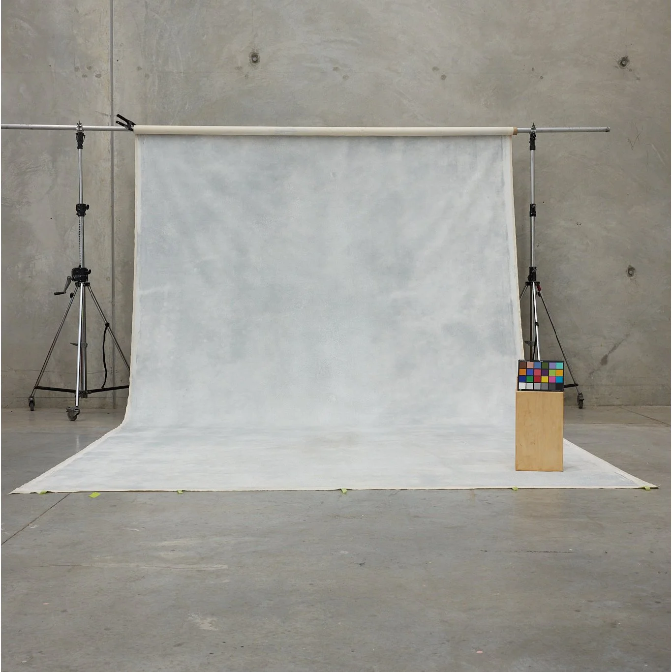 Schmidli Canvas Backdrop Hire - Grey (Black/White), Light - 12’ x 20’ Catalogue #1563