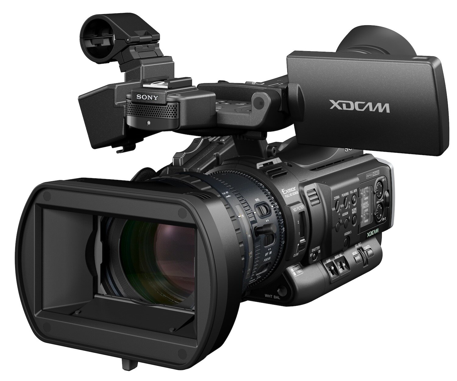 Sony PMW-200 XDCAM HD422 Camcorder Camera Hire THE FRONT