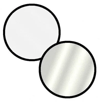 Collapsible Silver/White 32" Reflector Hire