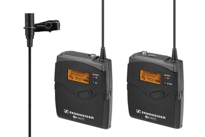 Sennheiser EW 100-ENG G3 Wireless MKE-2 GOLD Lapel Kit Hire