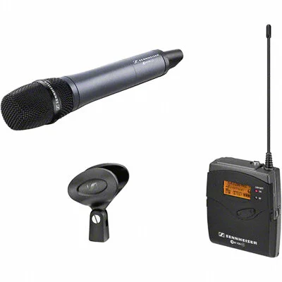 Sennheiser SKM Handheld Wireless Microphone TX/RX Kit Hire
