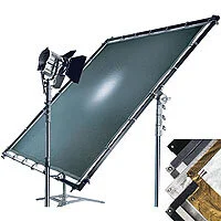 8'x8' Silver Lame Fabric Hire