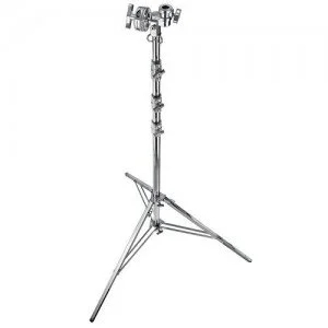 Avenger Overhead Steel Stand 65 with 2 Leveling Legs (Chrome-plated, 21') Hire