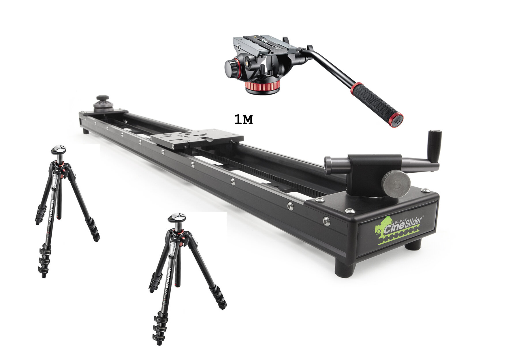 Kessler Cineslider + Head + Legs 1m Kit Hire