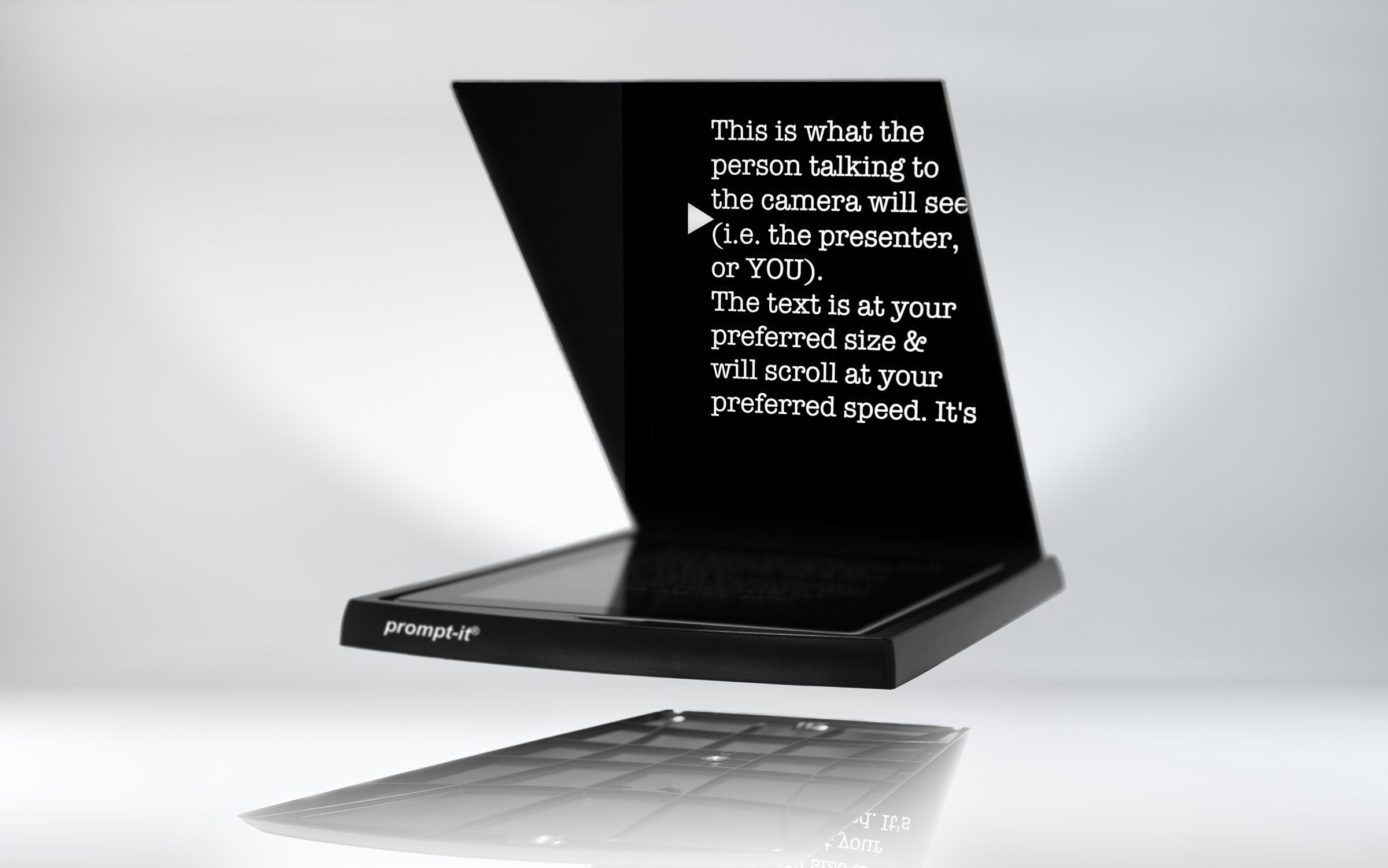 Prompt-It Autocue / Teleprompter for iPad Hire