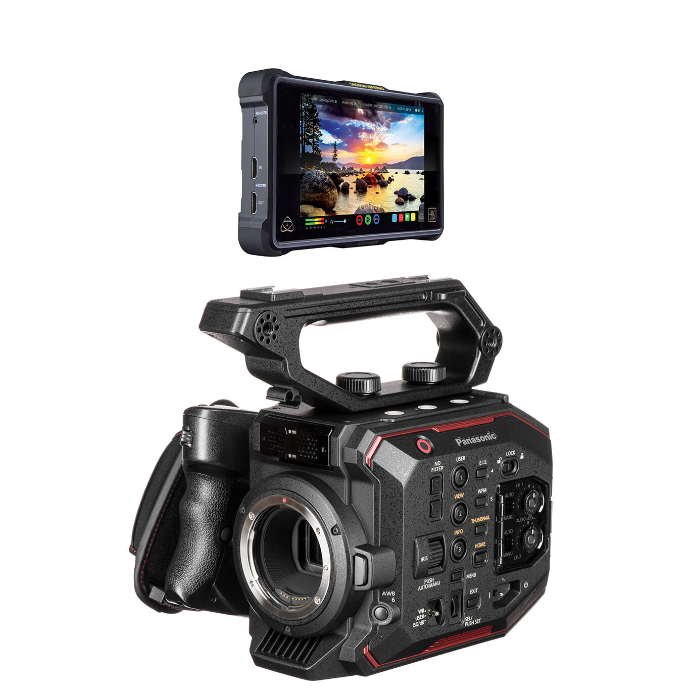 Panasonic AU-EVA1 5.7K Super 35mm Shogun Inferno ProRes RAW Kit Hire