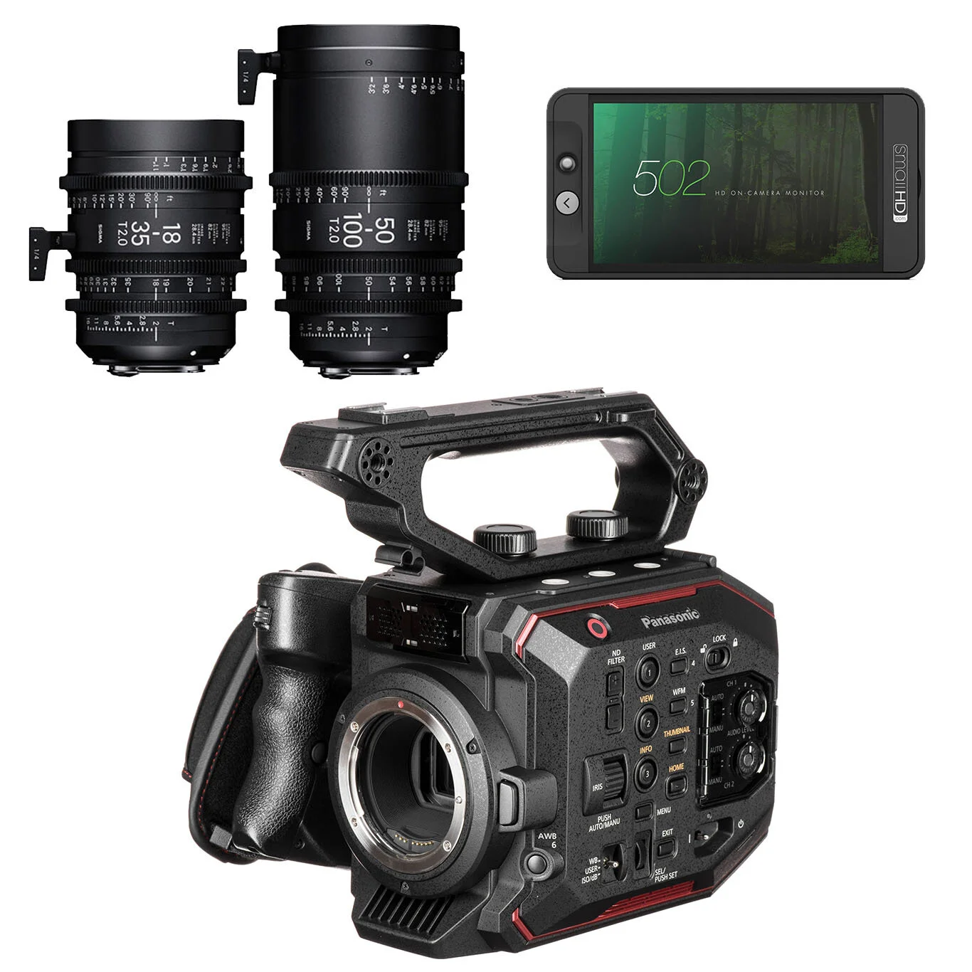 Panasonic AU-EVA1 5.7K Cine Camera / Sigma Cine Zoom Kit Hire