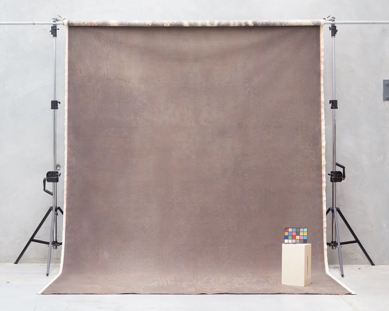 Schmidli Canvas Backdrop Hire - Grey(black/white), Brown, Dark - 12’ x 20’ Catalogue #1073