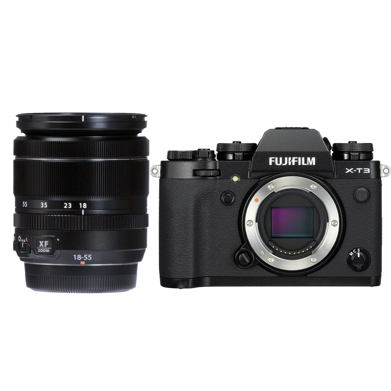 Fujifilm X-T3 Mirrorless with Fujifilm XF 18-55mm f/2.8-4 R LM OIS Zoom Lens Kit Hire