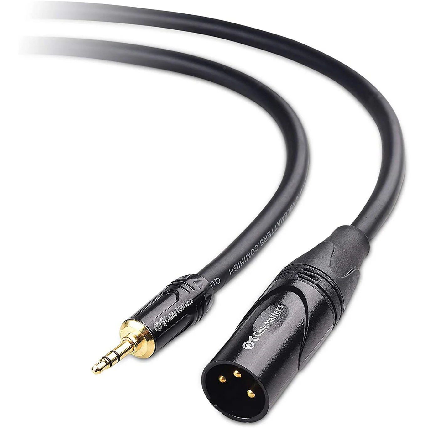 Short XLR to 3.5mm Mini Jack Cable Hire