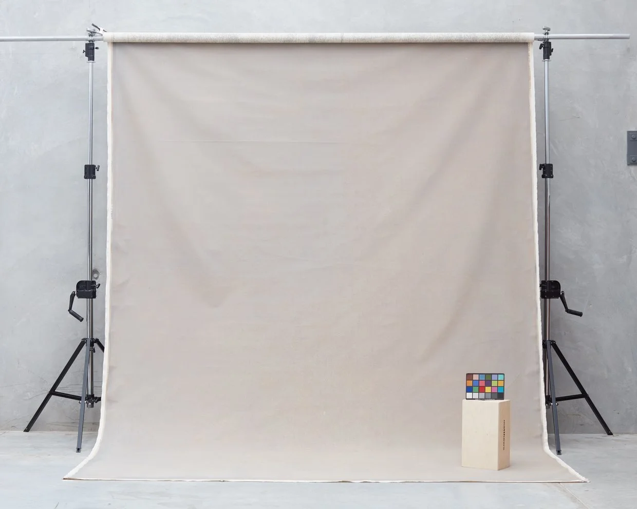 Schmidli Canvas Backdrop Hire - Beige, Brown - 12’ x 20’ Catalogue #1424
