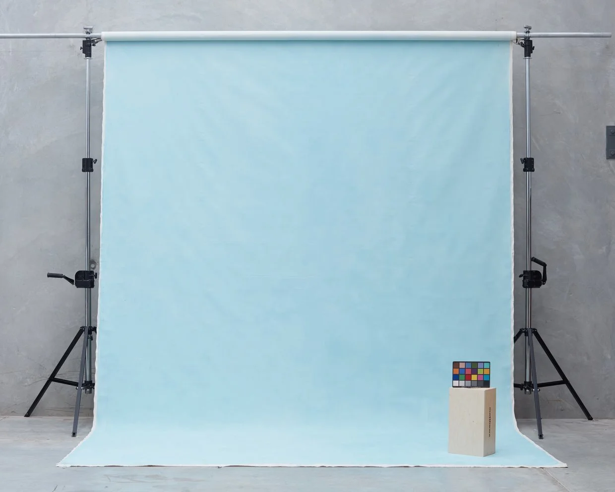 Schmidli Canvas Backdrop Hire - Blue Textured 12' x 20'  Catalogue #1595
