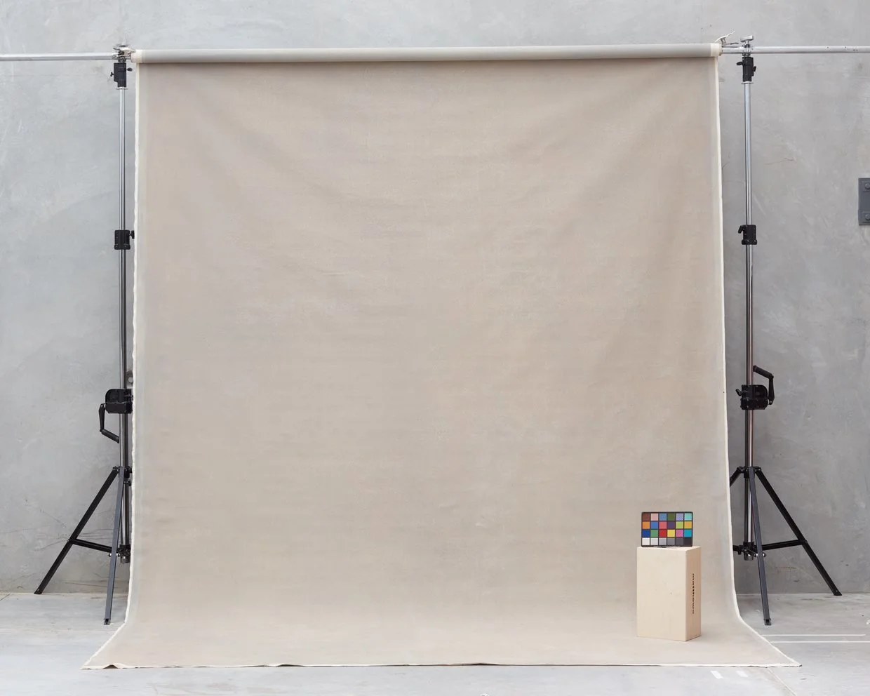 Schmidli Canvas Backdrop Hire - Warm Beige 12' x 20' Catalogue #1422