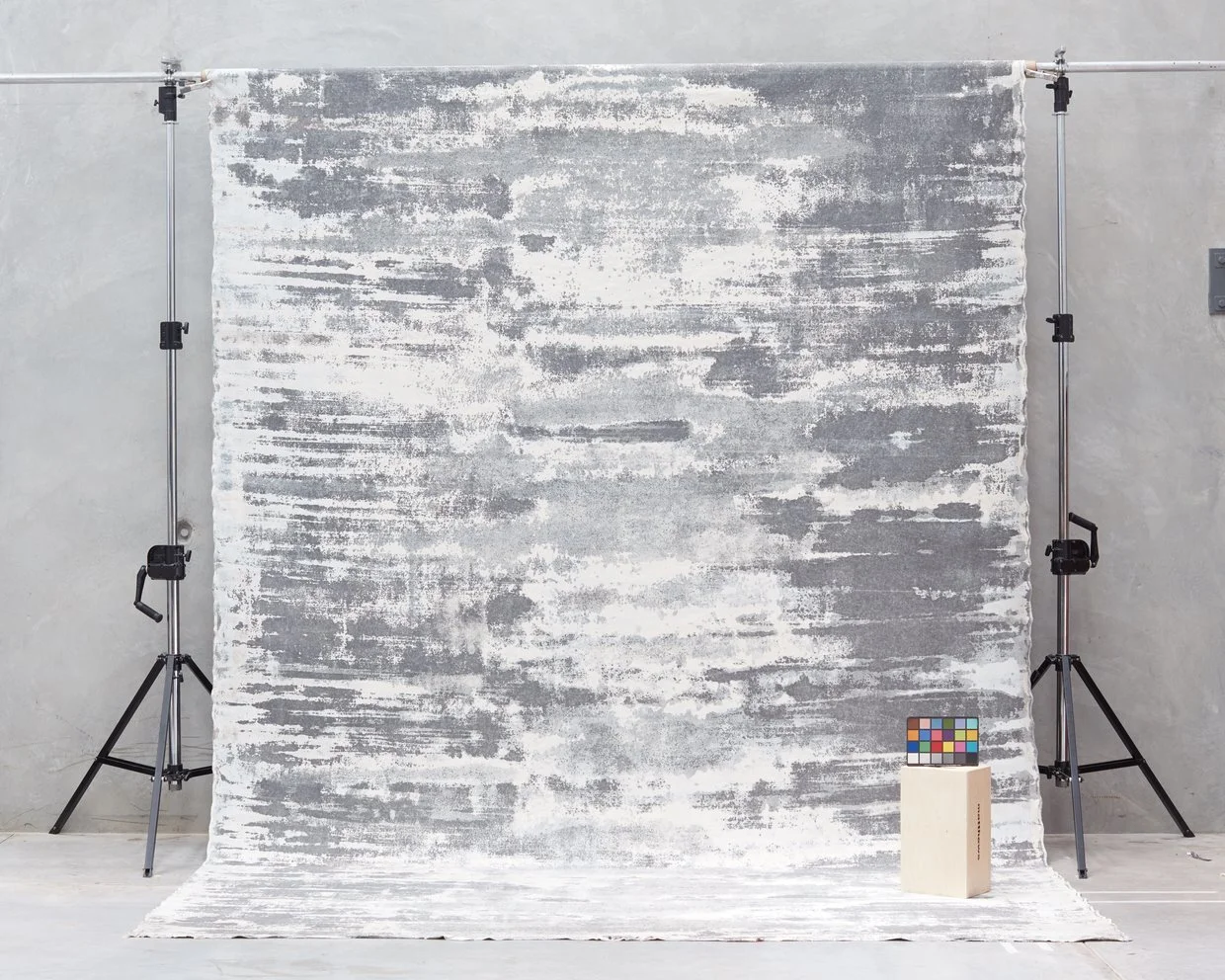 Schmidli Canvas Backdrop Hire - Heavy Grey 12' x 20' Catalogue #1273b