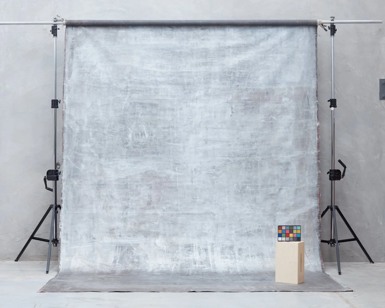 Schmidli Canvas Backdrop Hire - Grey(black/white), Metallic, Cold - 12’ x 20’ Catalogue # 0754