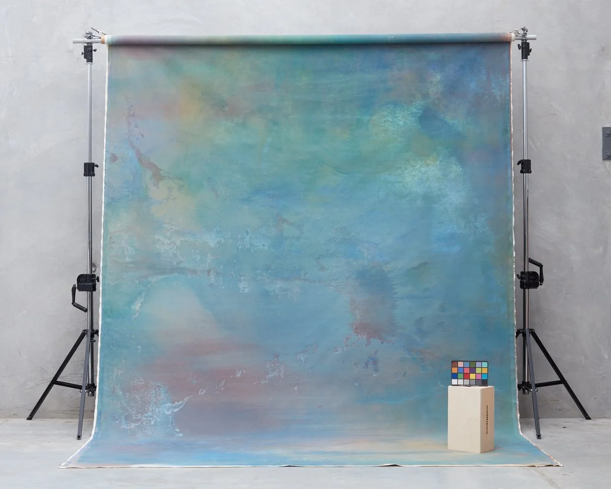 Schmidli Canvas Backdrop Hire - Blue, Multicolor, Cold - 12’ x 20’ Catalogue #0392