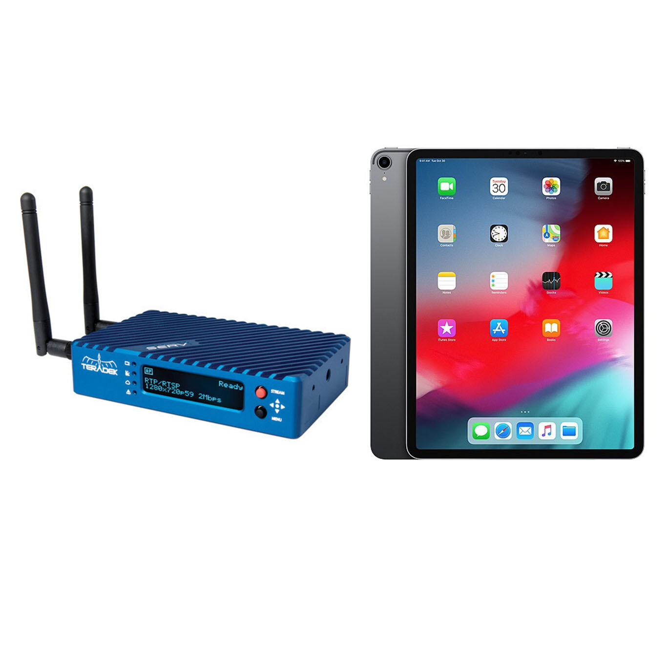Teradek Serv Pro with 12.9" iPad Pro Wi-Fi 64GB Hire