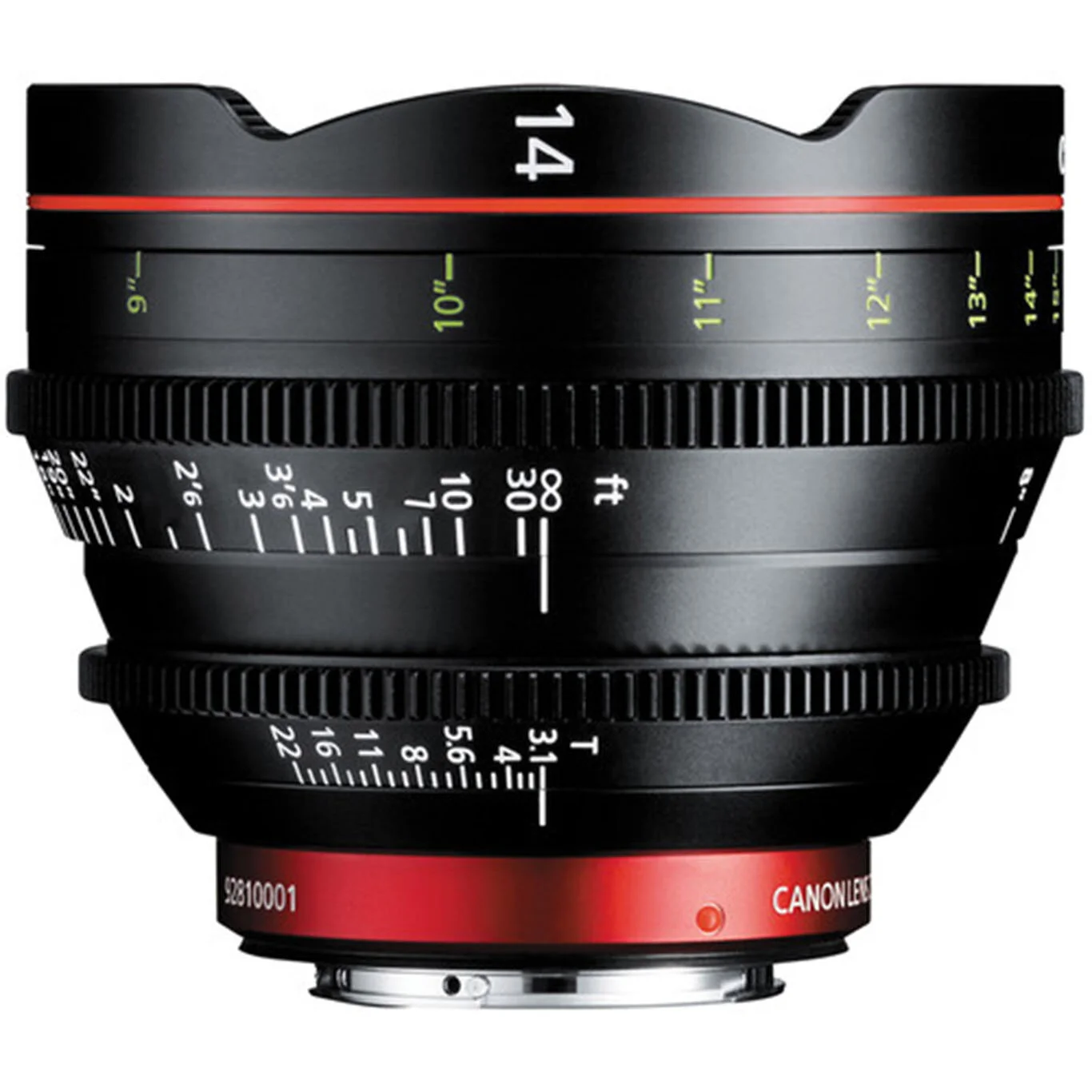 Canon CN-E Cine Prime 14mm T3.1 L F Lens Hire