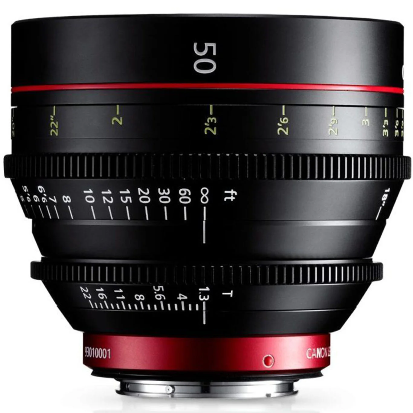 Canon CN-E Cine Prime 50mm T1.3 L F Lens Hire